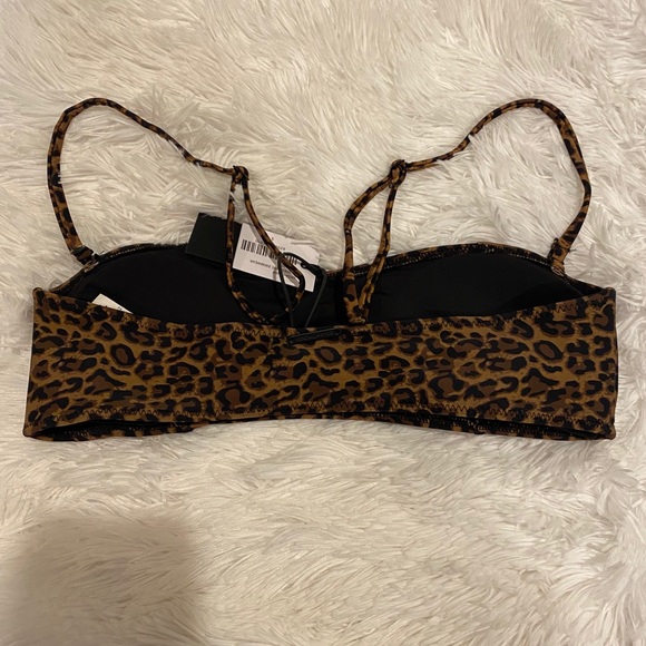 SOLD Kendall & Kylie leopard bikini top - Picture 3 of 5